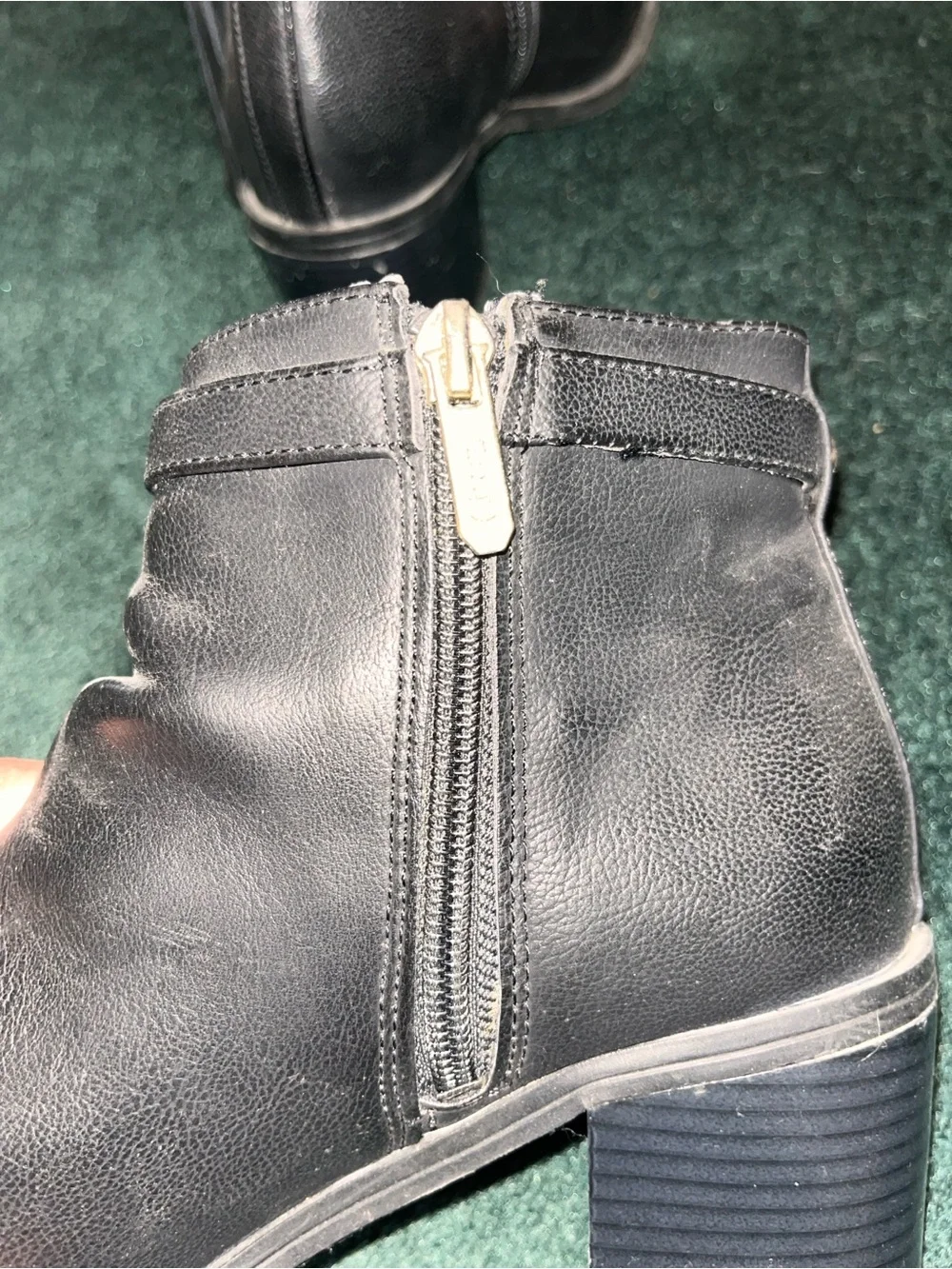 Circus by Sam Edelman Black Fringe Buckle Ankle Boots